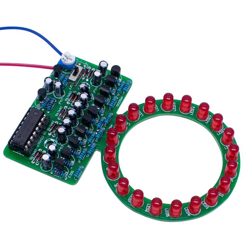 Diy Electronics Kits For Kids - CD4017 Halka Degrade LED Akan Lamba
