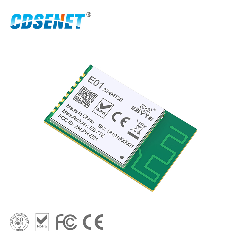 Nrf24L01 Module Wireless - 5 adet nRF24L01P 2.4GHz 20mW E01-2G4M13S