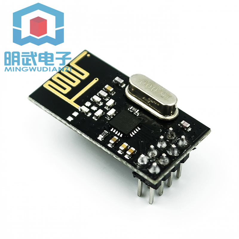 Nrf24L01 Module Wireless - Siyah NRF24L01 Kablosuz Modül, 24L01+ Geliştirilmiş