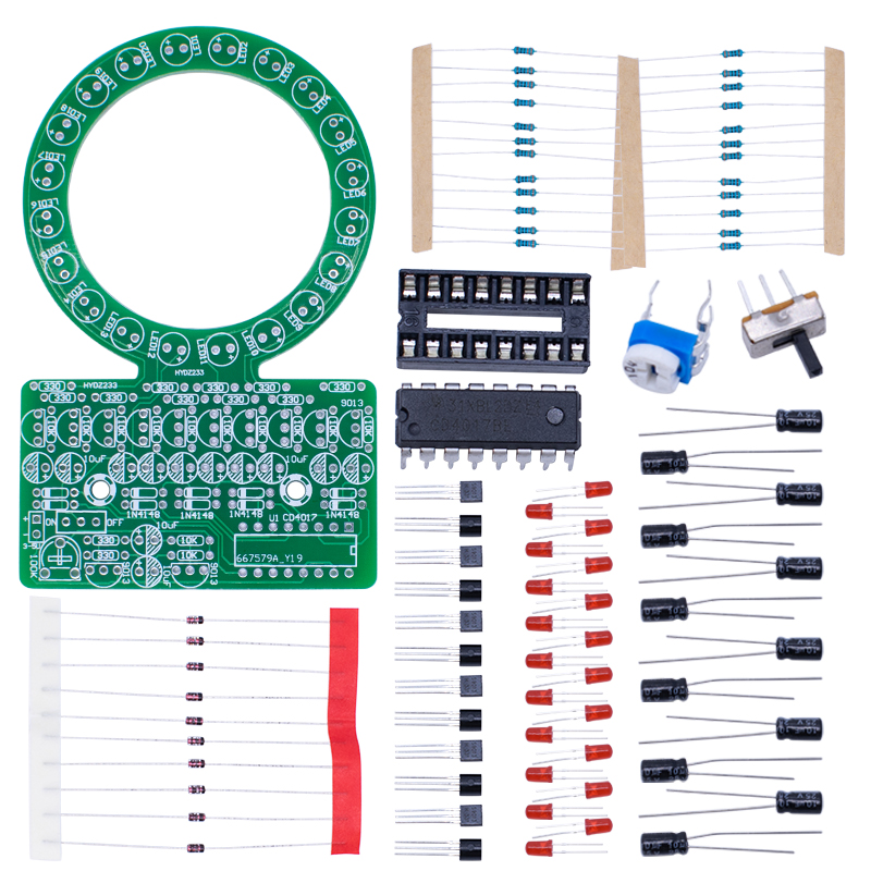 CD4017 Halka Degrade LED Akan  - Diy Electronics Kits For Kids incelemesi ve fiyatı