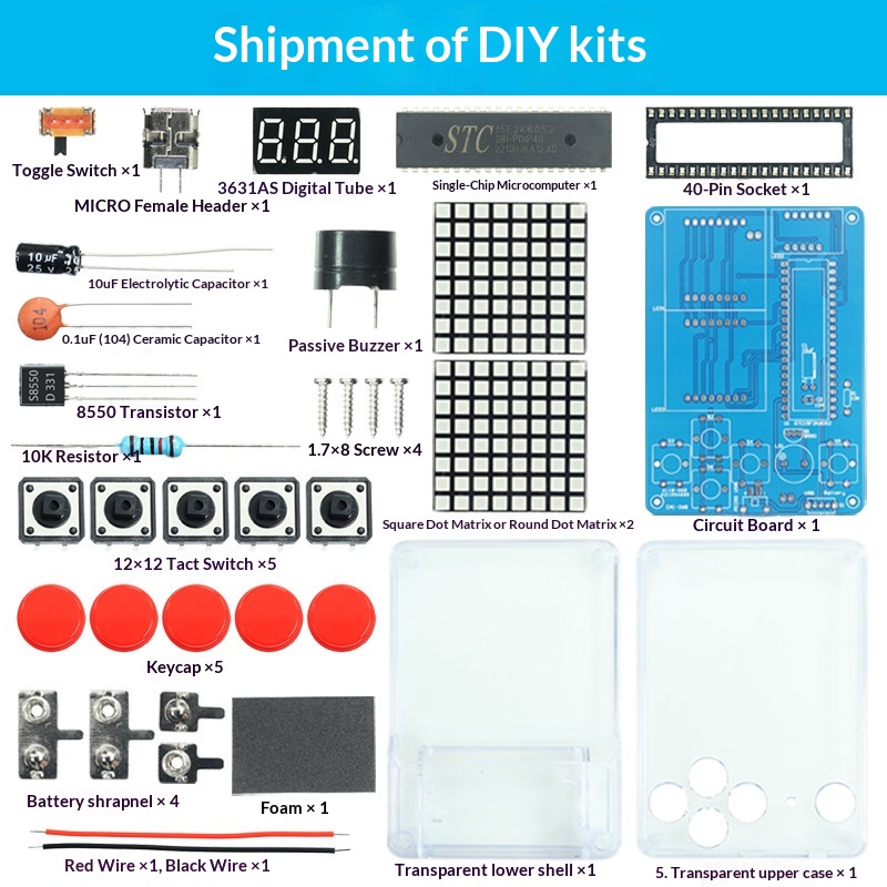 Piksel Oyun Makinesi Üretim Ki - Diy Wearable Electronics incelemesi ve fiyatı