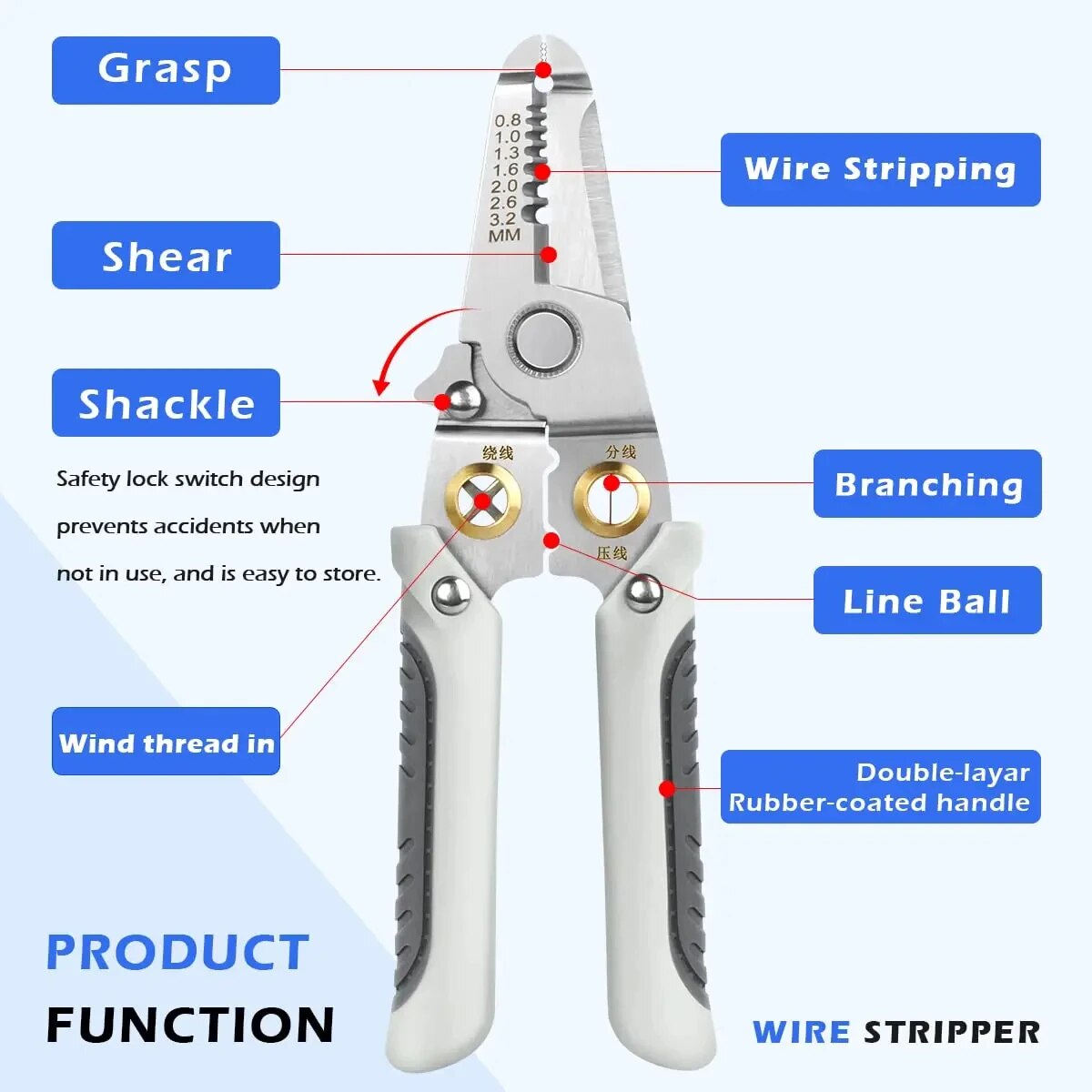 6 In 1 Tel Striptizci Özel Tel - Wire Stripper Cutter incelemesi ve fiyatı