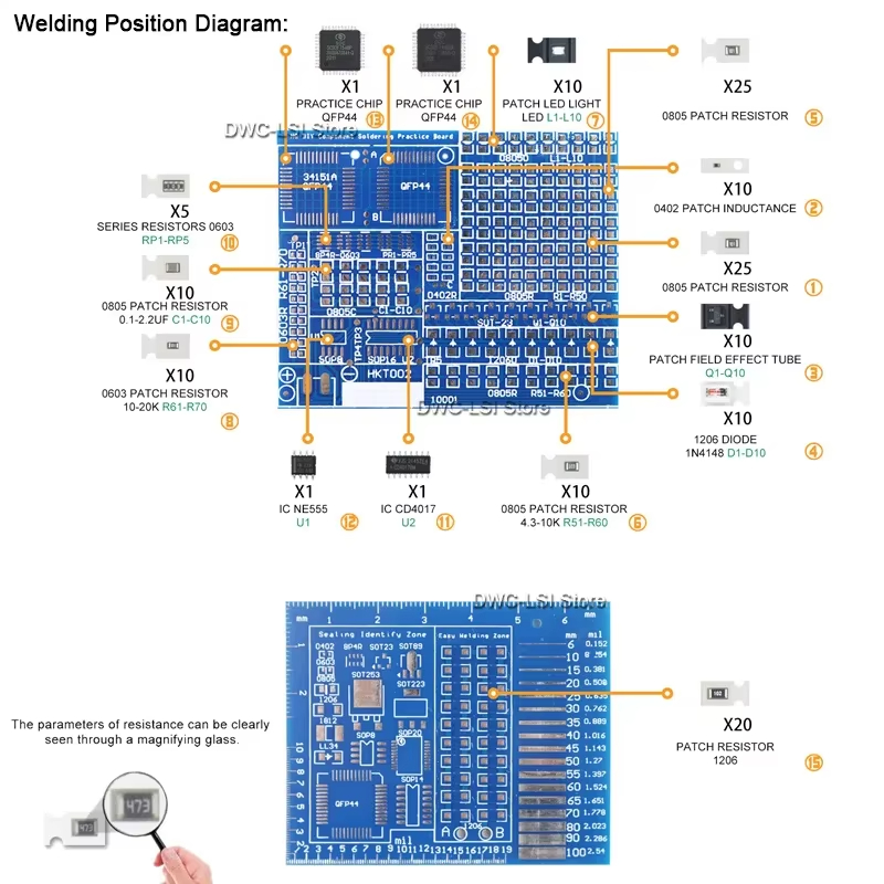 02 Yama Bileşenleri Elektronik - Diy Electronics Kits For Kids incelemesi ve fiyatı