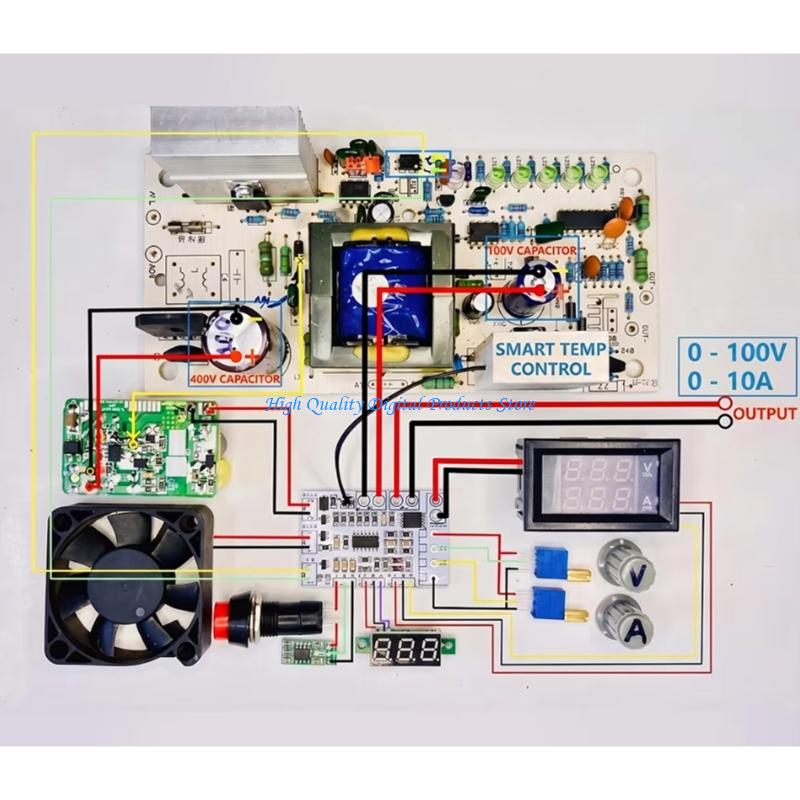 U2JE Çift Ekran Gerilim Akım T - Diy Electronics Lab Equipment incelemesi ve fiyatı