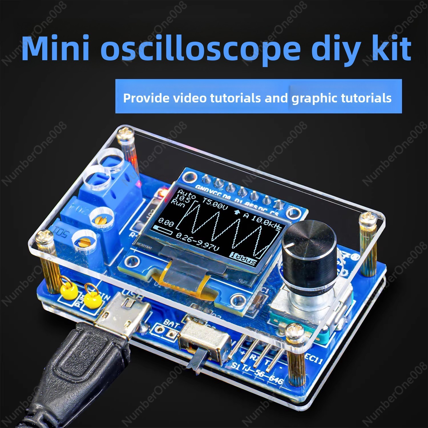 TJ-56-646 Mini DSO Osiloskop D - Oscilloscope Dso Mini incelemesi ve fiyatı