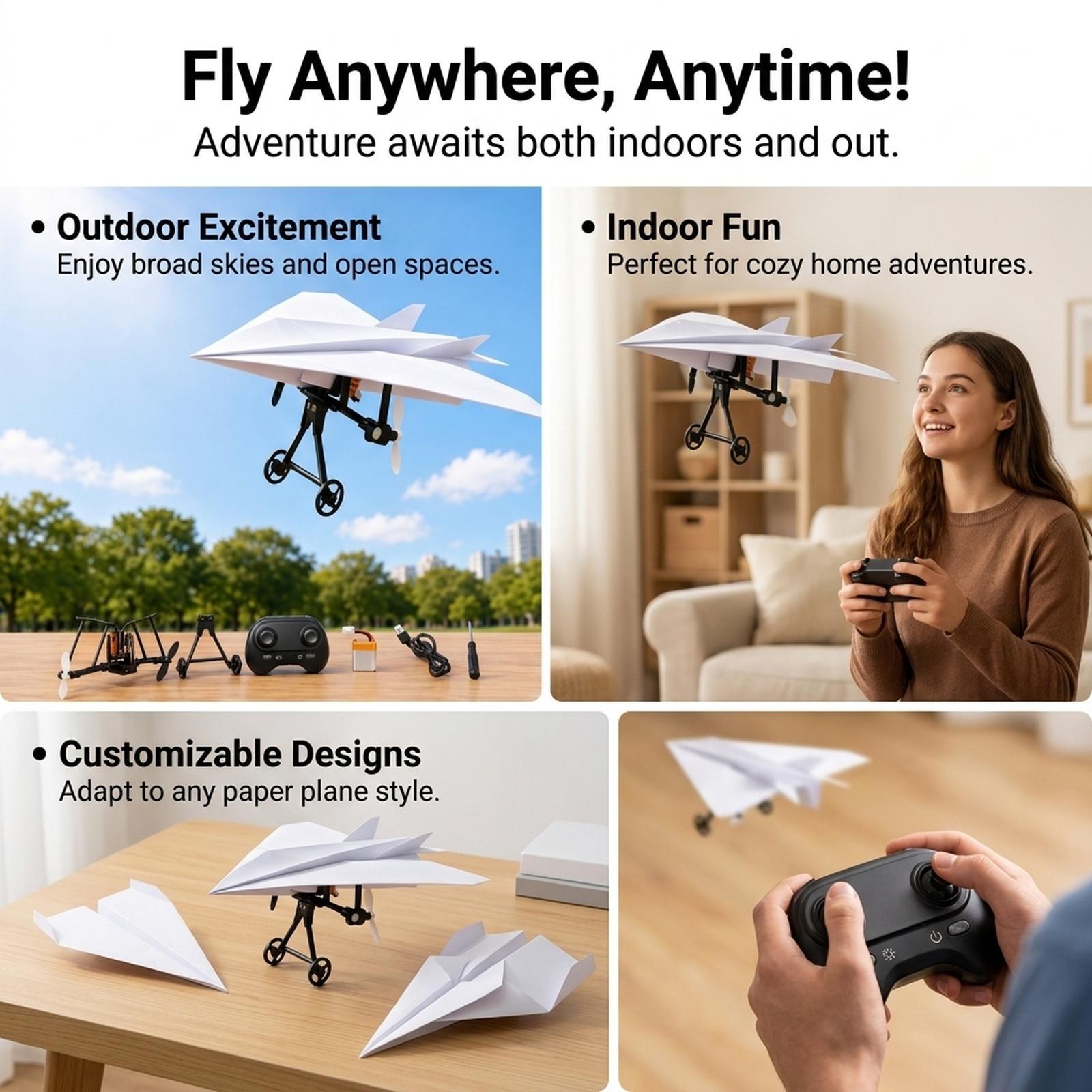 Mini RC Uçak DIY Kiti ABS Malz - Diy Electronics Kits For Kids incelemesi ve fiyatı