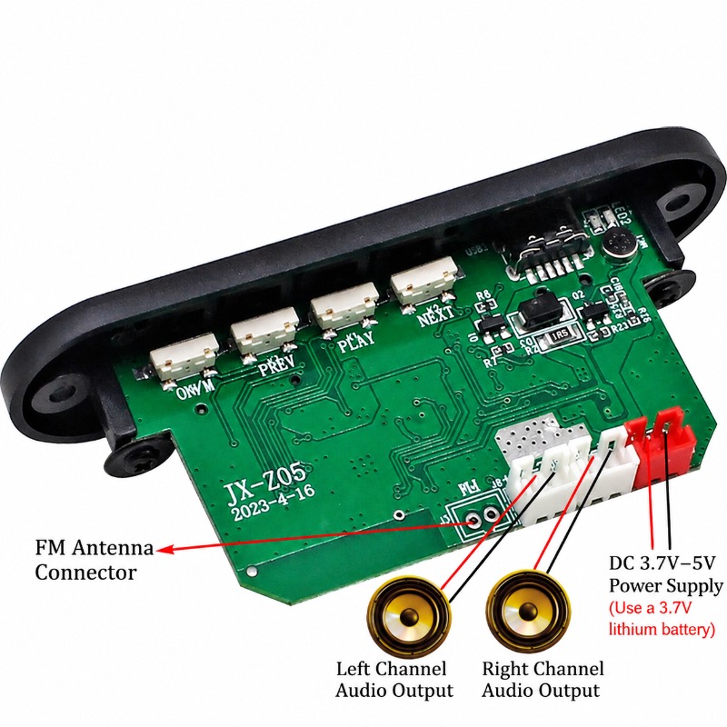 Bluetooth Modülü Hoparlör Ampl - Diy Electronics Wire incelemesi ve fiyatı