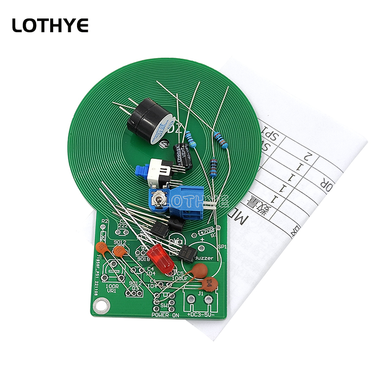 DC 3 V-5 V Metal Dedektörü Kit - Diy Wearable Electronics incelemesi ve fiyatı